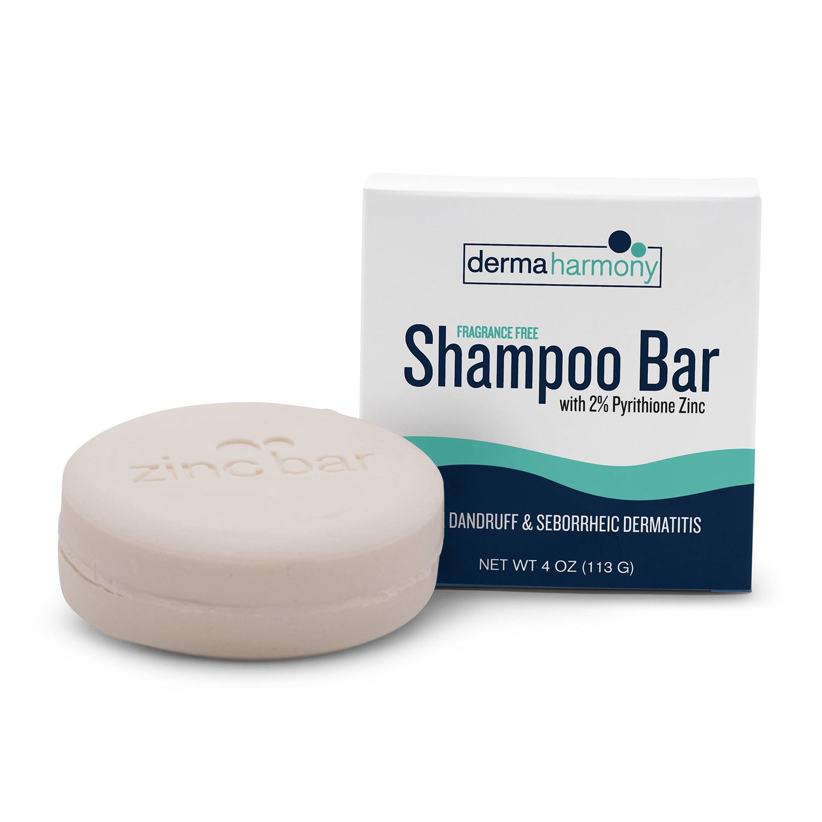 Dermaharmony 2% Pyrithione Zinc Shampoo Bar for dandruff and seborrheic ... - $11.95