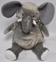 EB Embroider Gray Elford Elephant 16 Inch Embroidery Stuffed Animal - £25.07 GBP