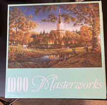 Masterworks RoseArt 1000 pc Jigsaw Puzzle Sunday Morning 18&quot; x 26&quot; New sealed - £18.73 GBP