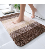 Bathroom Rug Mat 24X16, Extra Soft and Absorbent Microfiber Bath Rugs, N... - $21.50