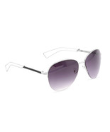Solar X Eyewear- UV Prot. Black Lens &amp; Temple Aviator Fashion Sunglasses... - $12.60