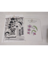 Altenew Oriental Orchid Stamps Die Set Cardmaking Cling Never Been Used ... - $418.84 MXN