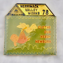 Telephone Pioneers Of America Merrimack Valley Works 78 Stork Baby - £9.43 GBP