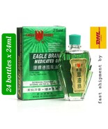 Eagle Brand Medicated Oil Green Relief Pains Muscles Pains 24ml x 24 box... - £131.98 GBP