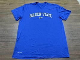 Golden State Warriors Men’s Blue NBA Basketball T-Shirt - Nike Dri-Fit - Large - £15.71 GBP