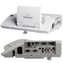 Hitachi CP-A220N Lcd Projector Ust Xga Ultra Short Throw Hd Hdmi With Stand - $115.20