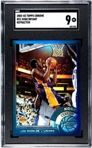 Kobe Bryant 2002-03 Topps Chrome Refractor Card #21- SGC Graded 9 Mint (Los Ange - £271.74 GBP