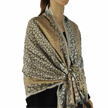 Leopard Jacquard Pashmina Shawl / Wrap / scarves 3 colors usa wholesaler - £6.71 GBP