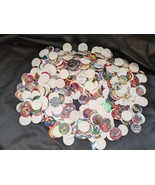 Large Lot 90&#39;s World of POG Collection Milkcaps Slammers Around 1000 - $188.09