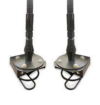 New Twin Military Antenna, Base and Mounting Bracket Kit Not OEM Fits HU... - £296.85 GBP