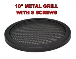 Speaker Grill 10&quot; Steel Mesh With Seed Clips For Car Audio Speaker Woofer - £26.72 GBP
