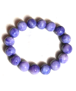Sodalite Stableys Purple Crystal Gemstone Boho Bracelet Purple For Peace - $25.38 CAD