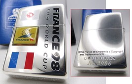 FIFA World Cup France 98 Limited Zippo 1997 MIB Rare - £100.21 GBP