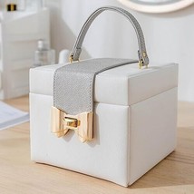 Joyero de PU, caja organizadora de almacenamiento de joyas de 3 capas,... - €55,56 EUR