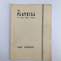 1949 Playbill Henry Miller&#39;s Theatre Max Gordon in Born Yesterday - $14.20
