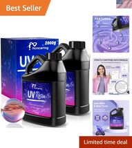 Hard Type UV Resin Kit, Upgraded Formula &amp; Crystal Clear UV Resin for Je... - $85.37