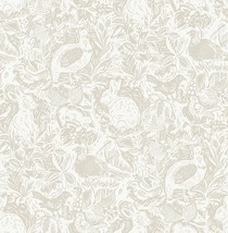 Nuwallpaper Cream Terrene Peel &amp; Stick Wallpaper - £31.55 GBP