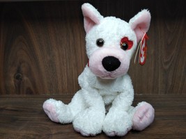 Ty Beanie Babies Cupid the Love Valentines Romantic White Nappy Dog  - £10.34 GBP