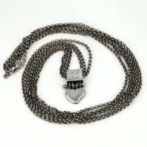 Elise Thiis-Evensen Huldresolv Norway Sterling Heart Pendant Rolo Chain ... - €199,73 EUR