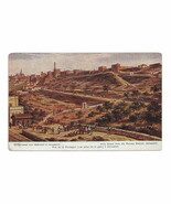 Antique Bergstrasse vom Bahnhof in Jerusalem Hilly St from RR Station Po... - $27.29 CAD