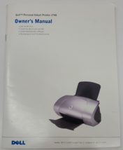 DELL Personal Inkjet Printer J740 Owner&#39;s Manual Troubleshooting Mainten... - $9.89