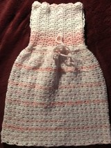 Seasonal: Summer - Baby Girl Crocheted sleeveless "Parfait Pink" Dress - $35.00