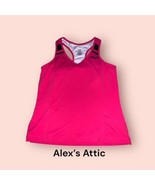 Fila Sport Womens Pink Tank Top Racerback Athletic Shirt Sz M Shelf Bra ... - £13.99 GBP
