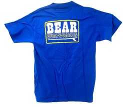 Bear Surfboards Shirt Men Size Medium Blue Logo T-Shirt 1990&#39;s Surf  Gra... - £14.00 GBP