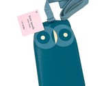 Kate Spade Owl Faux Leather ID Badge Holder Lanyard Teal NWT - £27.93 GBP