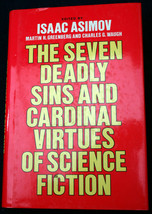 Asimov Seven Deadly Sins &amp; Cardinal Virtues Of Science Fiction 1st Print Hcdj - £7.45 GBP