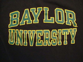 NCAA Baylor Bears College University Sports Fan Apparel Black T Shirt Si... - £12.62 GBP