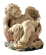 16&quot; Sleeping Angel Christian Religious Sculpture (medium) - £89.01 GBP