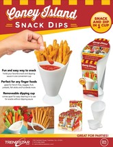 Coney Island Snack Dips - Set of 2 - Snack and Dip in One Cup, As Seen O... - £7.83 GBP