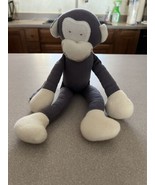 12&quot; Rare Under the Nile Baby Toy Brown Monkey Organic Cotton Lovey Plush... - £31.02 GBP