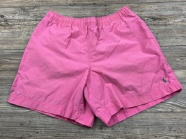 Men`s Polo Sport Ralph Lauren Pink Shorts Horse Logo Lined Nylon/Cotton ... - $24.75