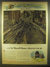 1946 Maxwell House Coffee Advertisement - The Crossroads by Alfred Mira - £14.78 GBP