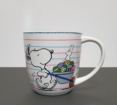 NEW RARE Williams Sonoma Peanuts Snoopy Easter Mug 13.5 OZ Stoneware - £21.98 GBP