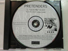 THE PRETENDERS LIE TO ME 2002 ARTEMIS PROMO CD SINGLE W/TOUR DATES ARTCD... - £8.49 GBP