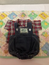 Vintage Cabbage Patch Kids Denim Romper &amp; Hard To Find Shirt Canada LTEE - £90.22 GBP