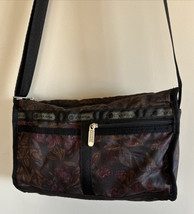 Vintage LeSportsac Tapestry Floral Print Deluxe Everyday Crossbody Bag Purse USA - $33.24