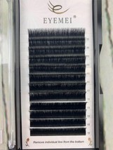 Eyelash Extensions C Curl 11mm Natural Soft Silk Single False Salon Prof... - £11.13 GBP