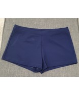 Capezio Team Basics Navy Blue Boycut Shorts Womens Size XL TB113 NEW - $12.84