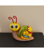 Resin Whimsical Colorful Snail Shelf Sitter Paperweight Garden Home Decor - £7.84 GBP