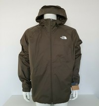 THE NORTH FACE MEN BOREAL DRYVENT WATERPROOF HOODED RAIN JACKET Taupe Gr... - £37.68 GBP