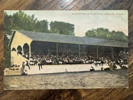 Antique Baseball Postcard Coffeyville Kansas Fans at Forest Park Early 1900s - £19.39 GBP