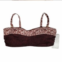 Athleta Acqualuxe Batik Convertible Bikini Top Size XS - £21.66 GBP