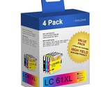 Lc61 Ink Cartridges Replacement Compatible For Brother Lc61 Lc-61 Lc65 X... - $53.99