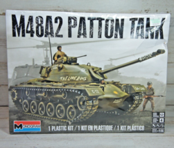 Monogram M48A2 Patton Tank Plastic Model Kit 1:35 Scale SEALED *Crushed ... - £11.12 GBP