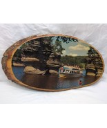 Wisconsin Dells The Chicagoan Boat Ride Wood Slice 10&quot; X 5&quot; - $29.85 CAD