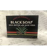 AFRICAN FORMULA BLACK SOAP SHEA BUTTER AND ALOE VERA  3.5 oz - £1.74 GBP